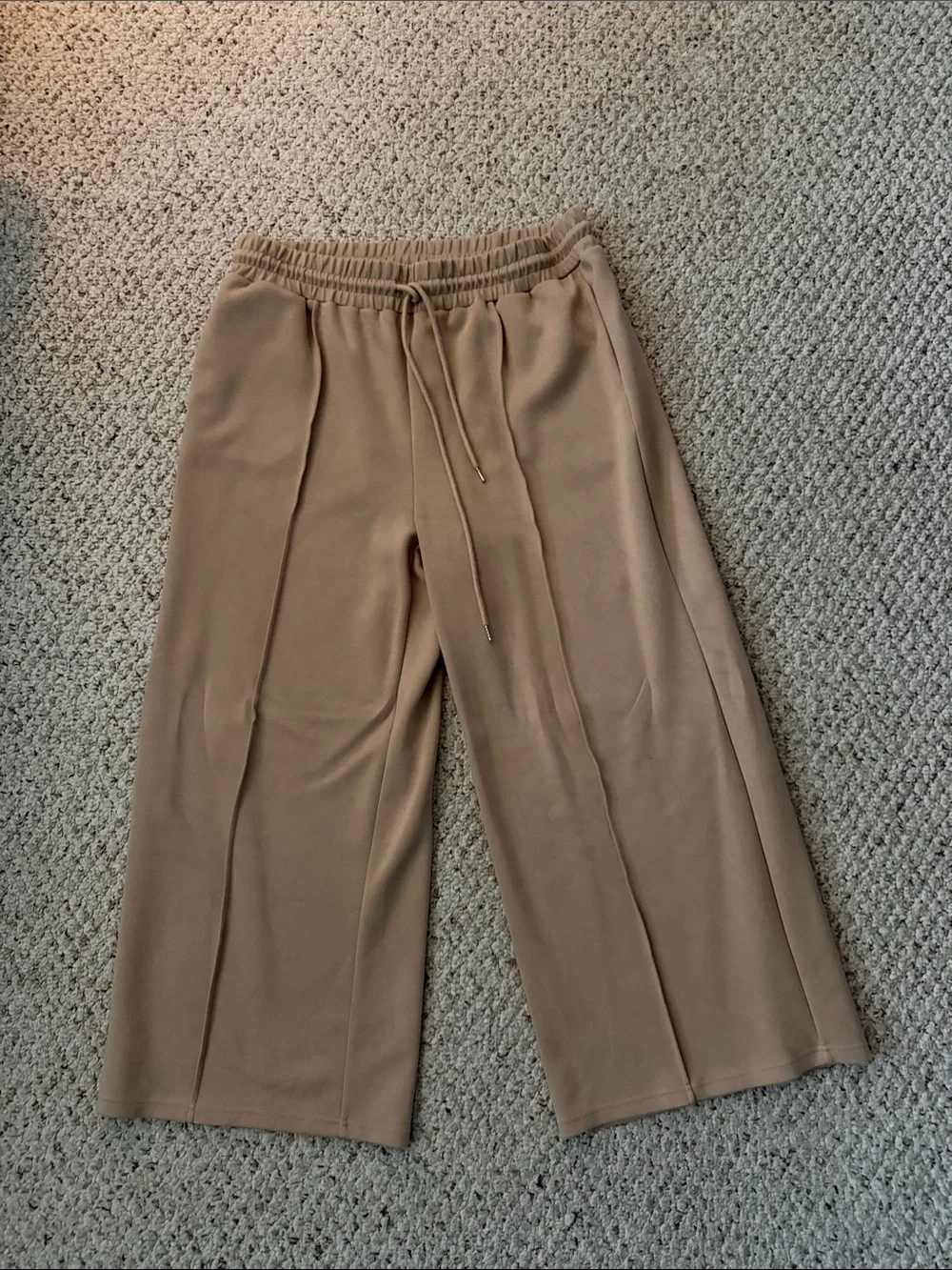 Amazon Wide Leg Pants in Tan